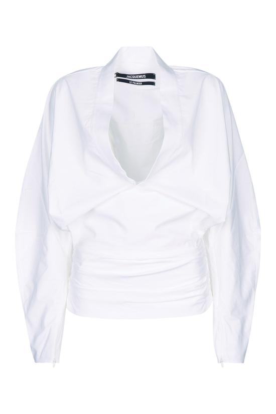26FW 자크뮈스 셔츠 TOW00928AW00780 100 WHITE