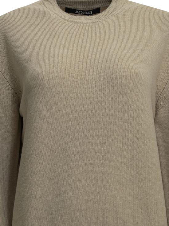 26FW 자크뮈스 스웨터 SWW00644AK00347LIGHT BEIGE - JACQUEMUS