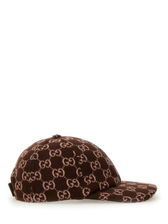  구찌 GG 울 베이스볼 햇 838745 3HBC42000 Brown - GUCCI