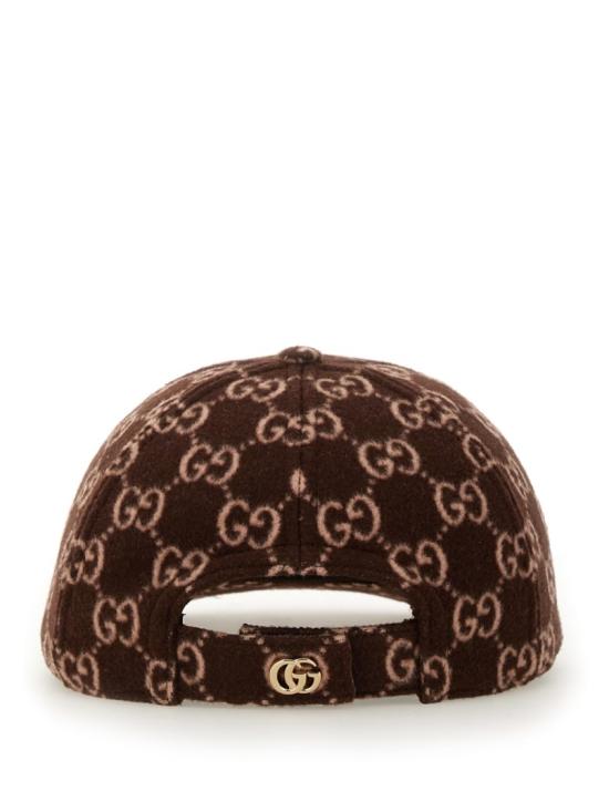  구찌 GG 울 베이스볼 햇 838745 3HBC42000 Brown - GUCCI