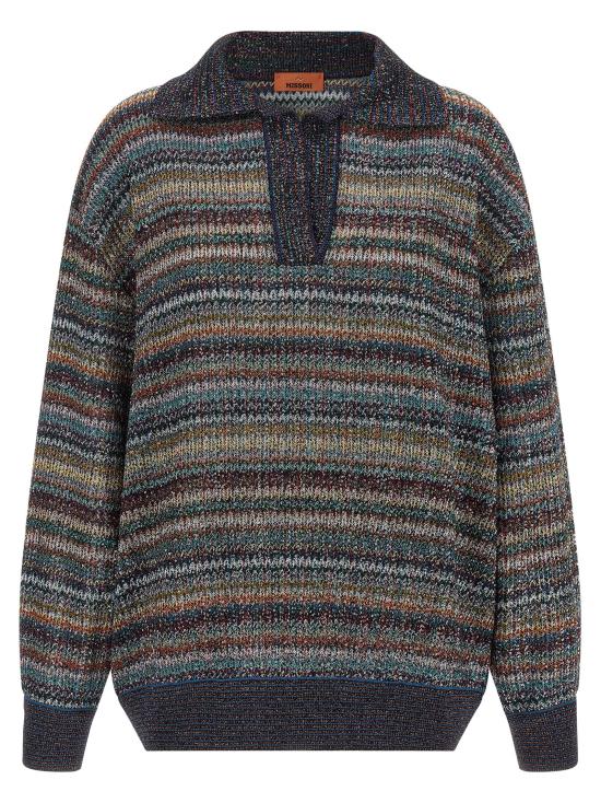 26FW 미소니 폴로 티셔츠 DS26WN34BC006QSMSQW Multicolor