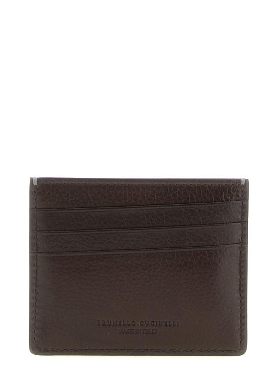 26FW 브루넬로 쿠치넬리 명함지갑 MWVEBU434C7233 Brown - BRUNELLO CUCINELLI