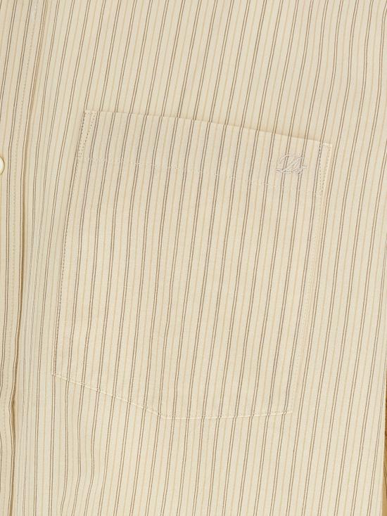 26FW 던스트 긴팔 셔츠 UDSH6C102IVIVORYSTRIPE Yellow - DUNST