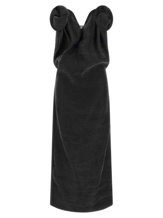 26FW 마그다뷰트림 롱 원피스 268926BLACK