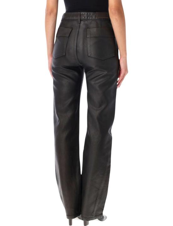 26FW 르메르 하이 라이즈 스트레이트 팬츠 PA1226LD1083BR532 Black - LEMAIRE