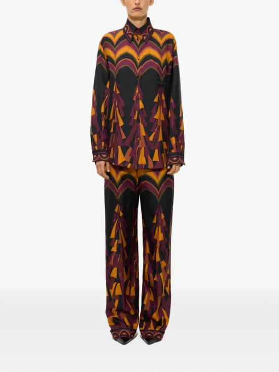 26FW 푸찌 스트레이트 팬츠 6URT10 6U841075 BORDEAUX - PUCCI
