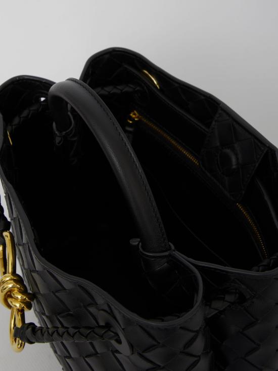 26FW 보테가베네타 안디아모 스몰 토트백 766014 BLACK - BOTTEGA VENETA