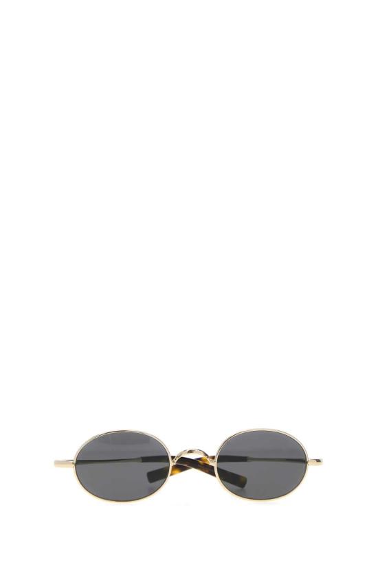 26FW 생로랑 T 라운드 메탈 선글라스 A003DPY9917 8033 GOLD - SAINT LAURENT