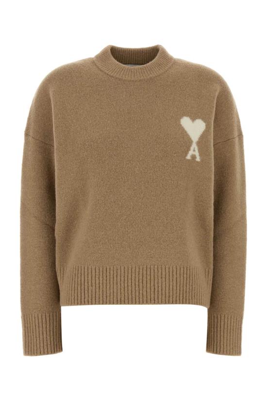 26FW 아미 ADC 크루넥 스웨터 UKS836KN0135 A278 Camel