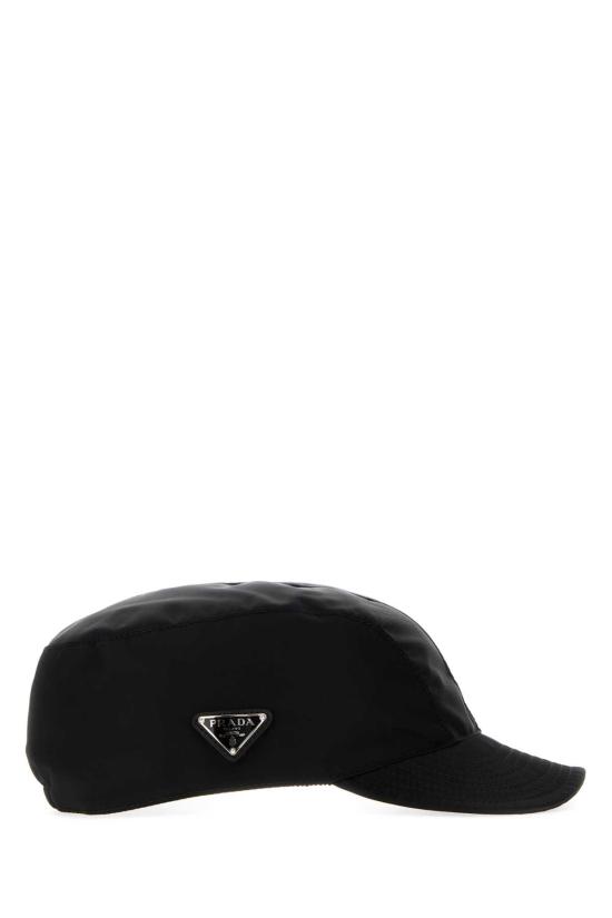 26FW 프라다 리나일론 베이스볼 캡 2HC474 2DMI F0002 BLACK DOM - PRADA