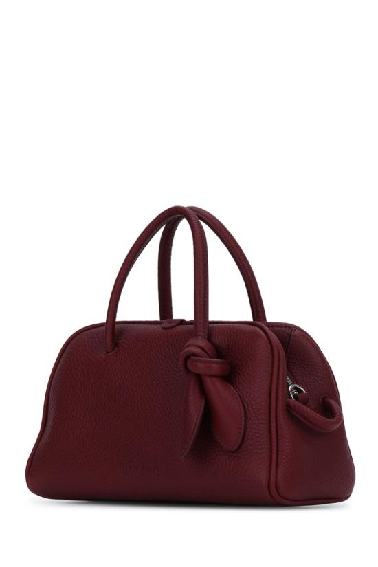 26FW 자크뮈스 TURISMO 투리스모 소프트 스몰 볼링 토트벡 BAW00416AC03A03 490 BURGUNDY - JACQUEMUS