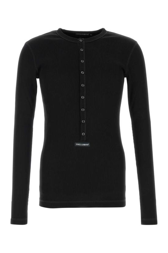 26FW 돌체앤가바나 탑 G8PG8TG7P3I N0000 BLACK