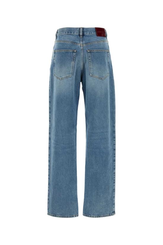  구찌 라벨 데님 트라우저 786815XDC7Q 4009 BLUE - GUCCI