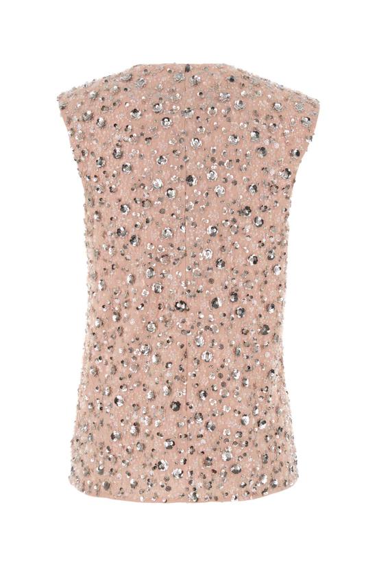 26FW 파코라반 스웨터 26HCTO320PO0545 V576 BEIGE - PACO RABANNE