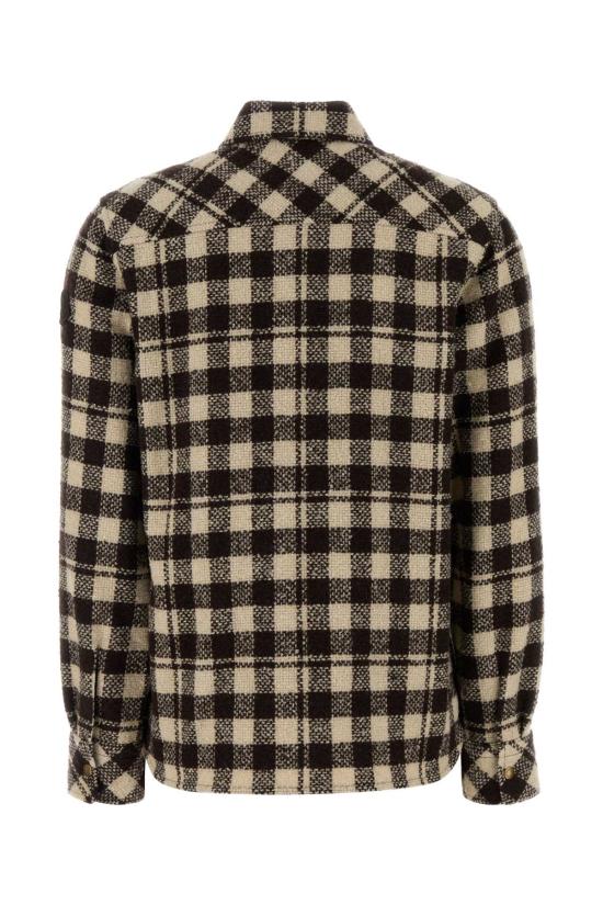 26FW 몽클레어 셔츠 L20932F00025599VS F91 BLACKCREAMCHECK - MONCLER