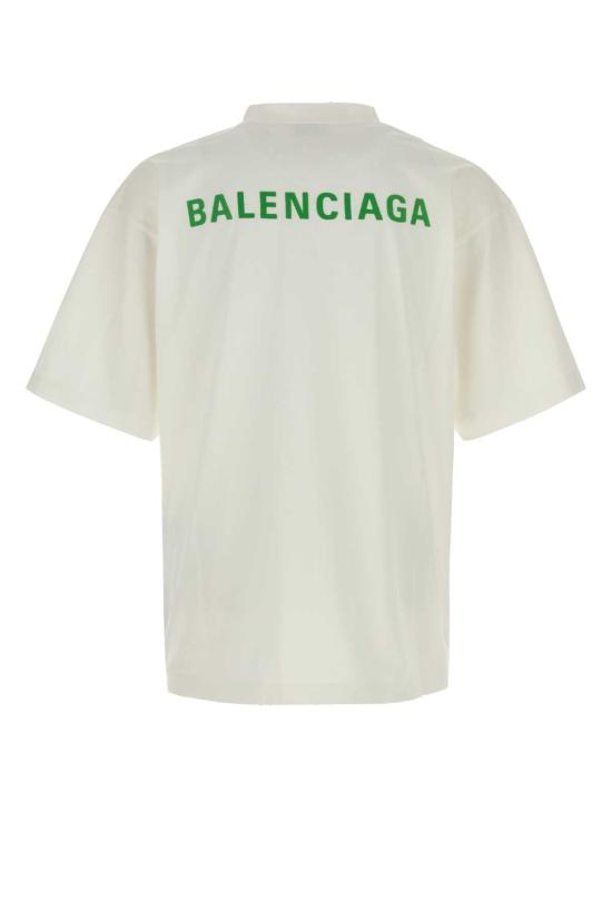 26FW 발렌시아가 백 티셔츠 미디움 핏 764235TTVJ1 9163 WHITE - BALENCIAGA