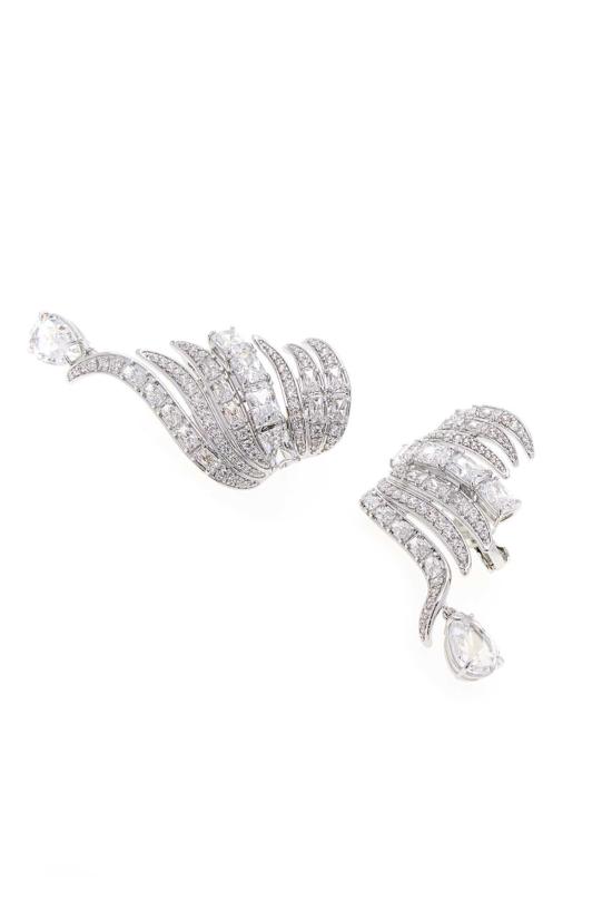 26FW 스와로브스키 이어링 5755961 000 CLEAR - SWAROVSKI
