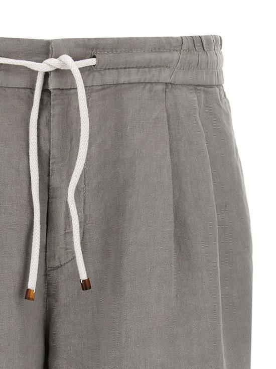 26SS 브루넬로 쿠치넬리 숏팬츠 BR303500BM GRAY - BRUNELLO CUCINELLI