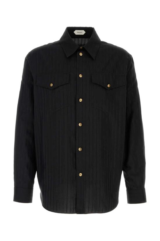 26FW 베르사체 셔츠 10268161A18548 1B000 BLACK