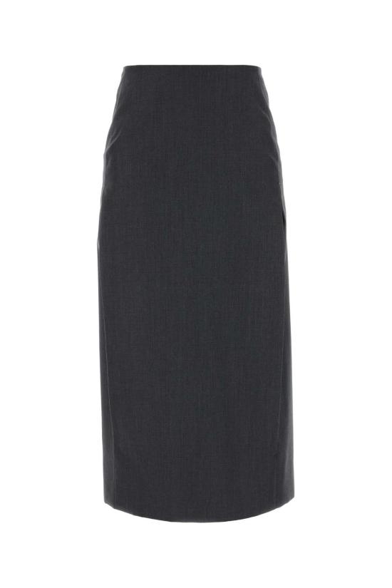 26FW 질샌더 스커트 J03MA0315J40402 023 GRAY