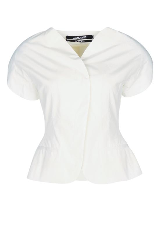 26FW 자크뮈스 블라우스 JAW00153AW00907 100 WHITE