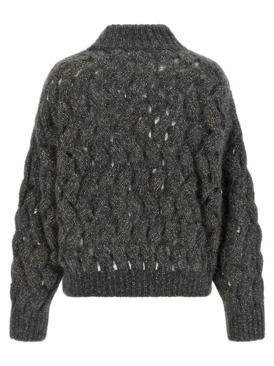  브루넬로 쿠치넬리 스웨터 LDMNT347514CGD77 CHARCOAL - BRUNELLO CUCINELLI