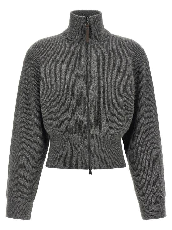  브루넬로 쿠치넬리 가디건 LDM1E224716CZN54 DARK GRAY