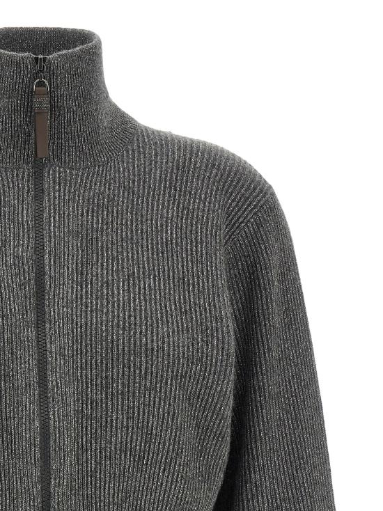  브루넬로 쿠치넬리 가디건 LDM1E224716CZN54 DARK GRAY - BRUNELLO CUCINELLI