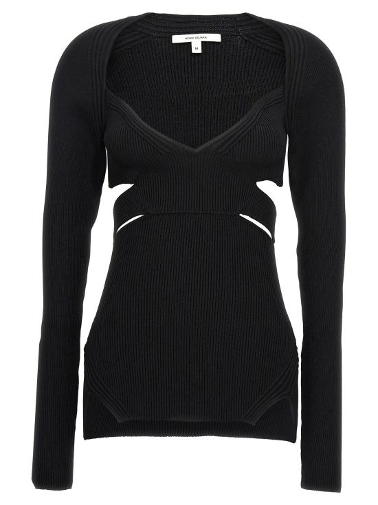  넨시 도자카 스웨터 LDNDAW23KT029BLACK