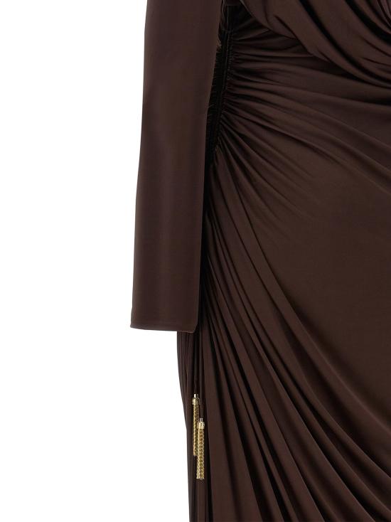  발망 원피스 LDDR0000000082A51 BROWN - BALMAIN