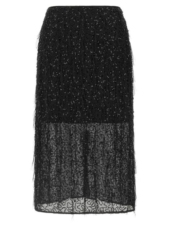  트윈셋 스커트 LD262TT208200006 BLACK