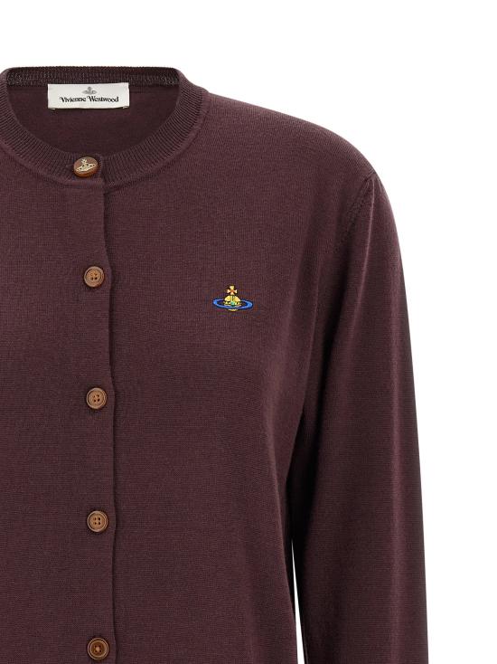  비비안웨스트우드 가디건 LD1803002PY005ED408 BURGUNDY - VIVIENNE WESTWOOD