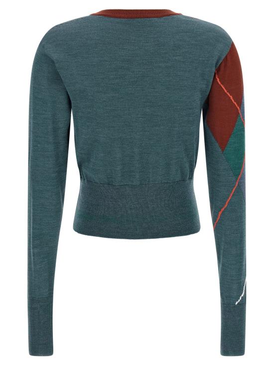  비비안웨스트우드 가디건 LD18030083C00A0O101 TEAL - VIVIENNE WESTWOOD