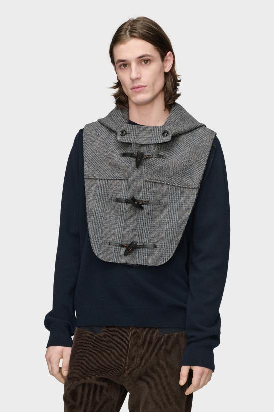  마르지엘라 코트 FW26H556 S50TH0067M35904 001F GreyCheck S GRAY - MAISON MARGIELA