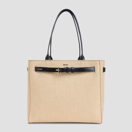 26FW 톰포드 토트백 L1809 TRA005P JNA NATURAL BLACK - TOMFORD