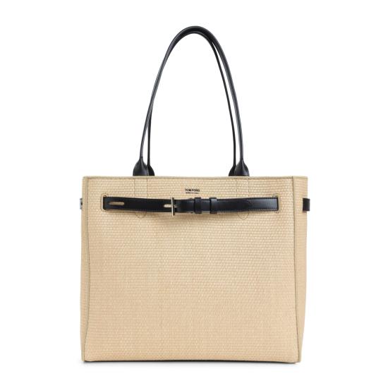 26FW 톰포드 토트백 L1809 TRA005P JNA NATURAL BLACK - TOMFORD