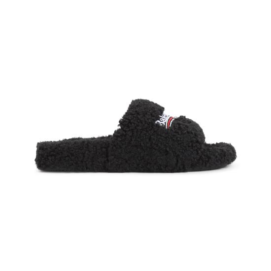 26FW 발렌시아가 샌들 654261 W14C2 1096 BLACK WHITE RED - BALENCIAGA