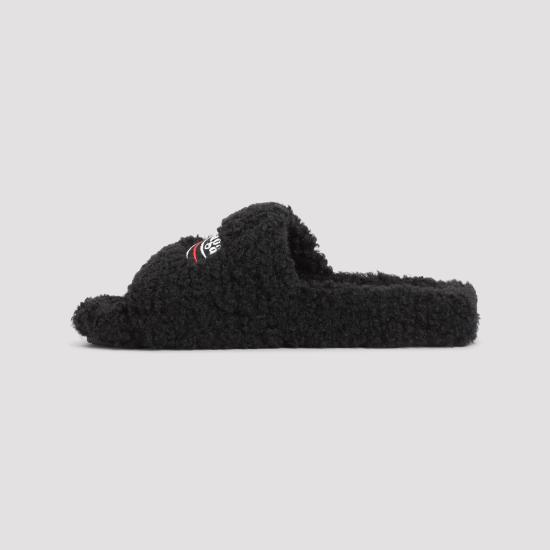 26FW 발렌시아가 샌들 654261 W14C2 1096 BLACK WHITE RED - BALENCIAGA