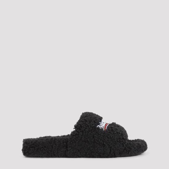 26FW 발렌시아가 샌들 654261 W14C2 1096 BLACK WHITE RED