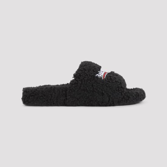 26FW 발렌시아가 샌들 654261 W14C2 1096 BLACK WHITE RED - BALENCIAGA