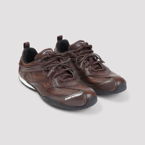 26FW 발렌시아가 레이더 레더 스니커즈 865703 WSTVL 2010 BROWN BLACK - BALENCIAGA