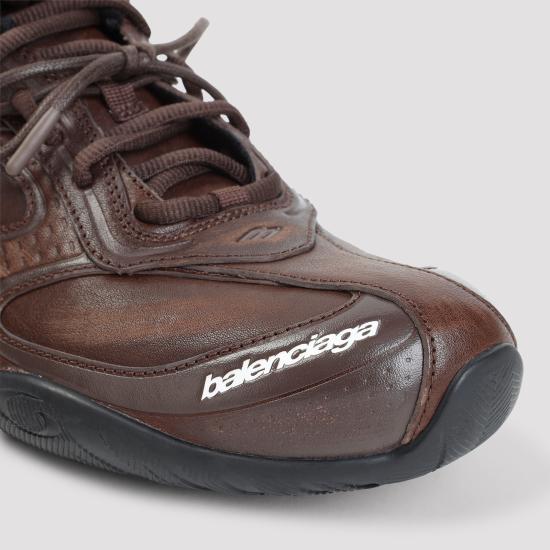 26FW 발렌시아가 레이더 레더 스니커즈 865703 WSTVL 2010 BROWN BLACK - BALENCIAGA