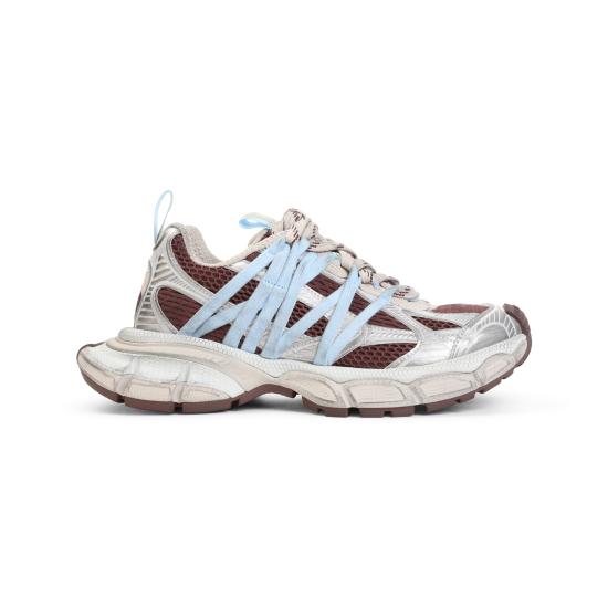 26FW 발렌시아가 3XL 인터레이스 스니커즈 863643 W3XTL 2940 BROWN BEIGE BLUE - BALENCIAGA