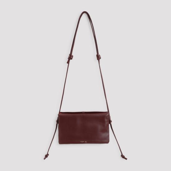 26FW 셀린느 트리오 플랩백 스무스 램스킨 10P862O86 28PO SYRAH - CELINE