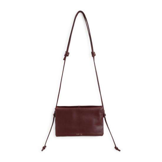 26FW 셀린느 트리오 플랩백 스무스 램스킨 10P862O86 28PO SYRAH - CELINE