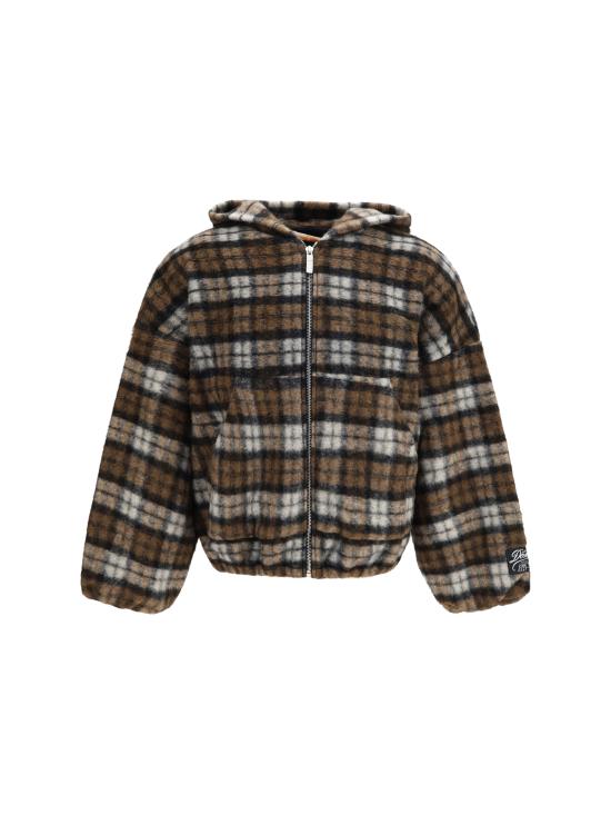 26FW 피디에프 후드 티셔츠 DFM55031TM018PX VRP003 BROWN