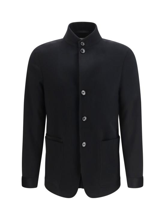 26FW 에르메네질도제냐 자켓 R869C79A81VHKQ07R 001 BLACK