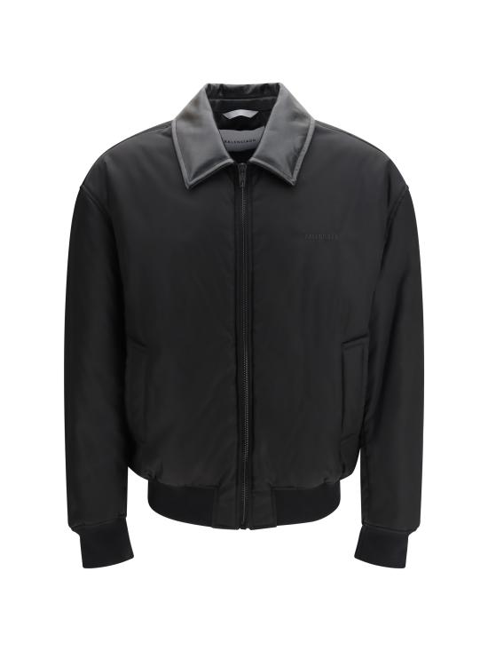 26FW 발렌시아가 코쿤 보머 재킷 A009J9TUO21 1000 BLACK