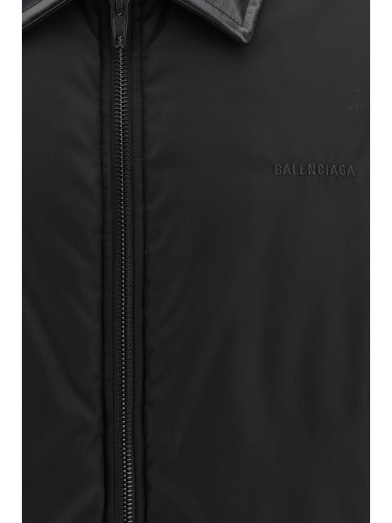 26FW 발렌시아가 코쿤 보머 재킷 A009J9TUO21 1000 BLACK - BALENCIAGA