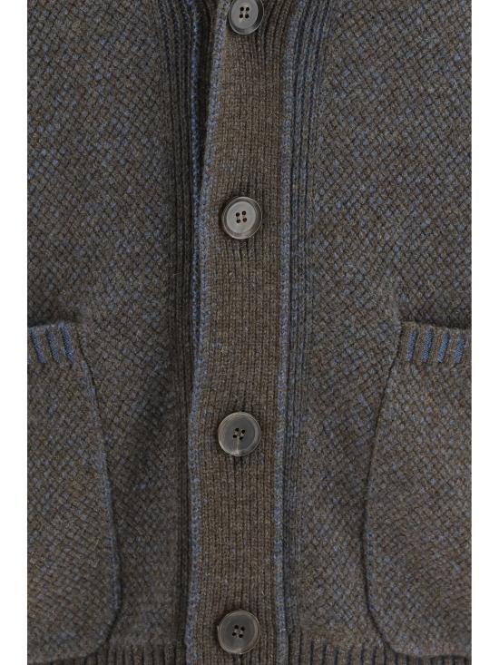 26FW 에르메네질도제냐 스웨터 RUIB87A4155VB9 001 BROWN - ERMENEGILDO ZEGNA